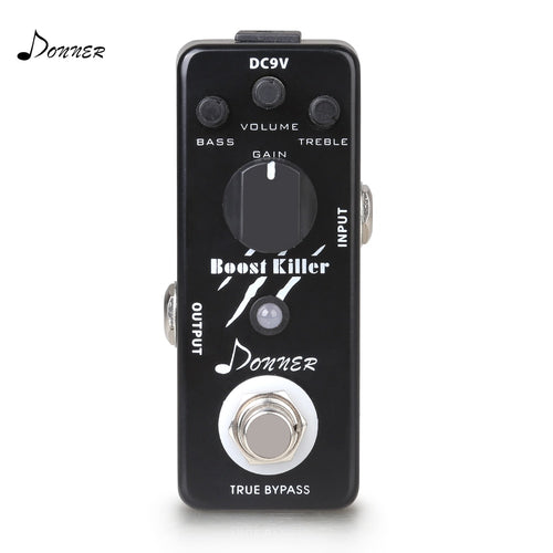 Donner Guitar Effect Pedal True Bypass Boost Killer Rich Distortion Sound Guitar Accessories