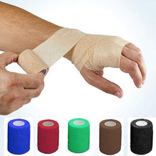 Load image into Gallery viewer, 5CM x 4.5M Elastoplast Adhesive Bandage Wrap Stretch Self Adherent Tape for Wrist Ankle Wound Patch Patches Slices Sports Safety